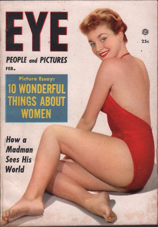 EYE magazine side cover  Vol 6 # 1  February 1956