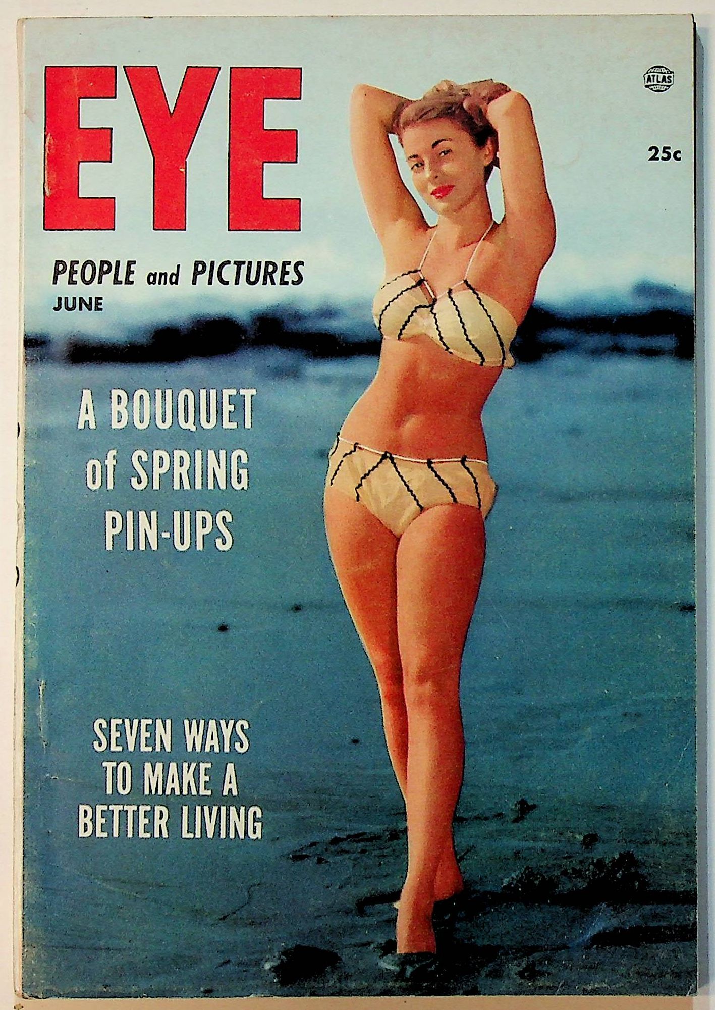 EYE magazine side cover  Vol 6 No  3  June 1956