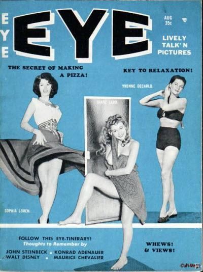 EYE magazine side cover Issue 39  August 1960