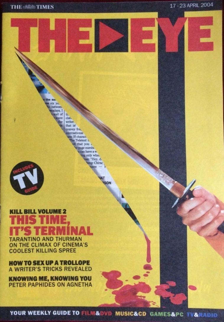 THE EYE magazine side cover 17 April 2004