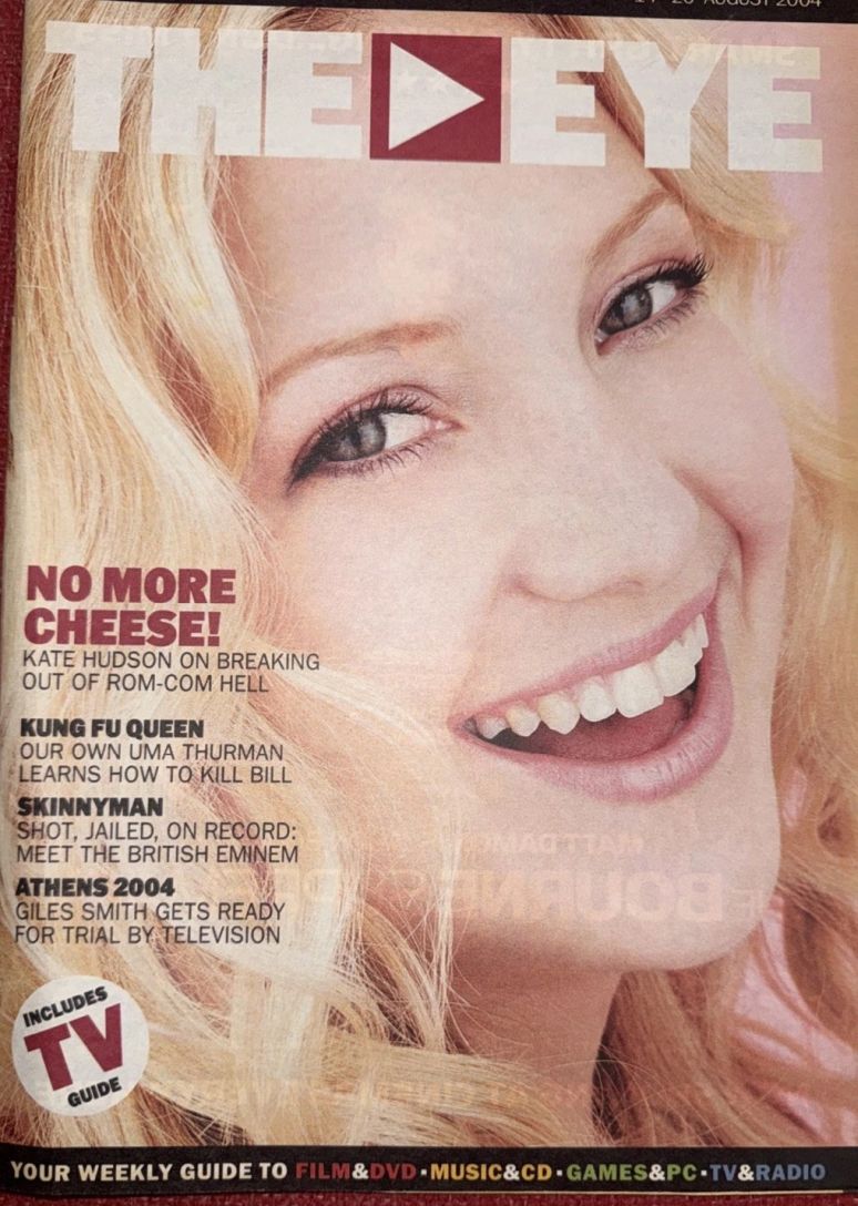 THE EYE magazine side cover 14 August 2004