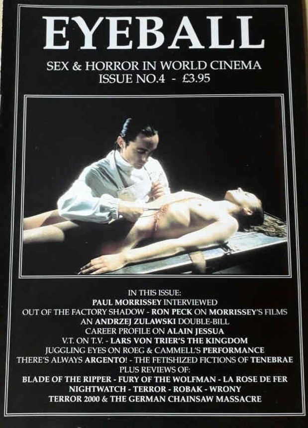 EYEBALL magazine side cover Issue 4 Winter 1996