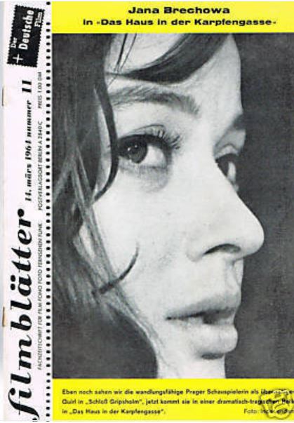 FILMBLATTER magazine side cover Issue 11 14 March 1964