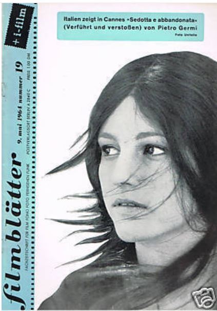 FILMBLATTER magazine side cover Issue 19 9 May 1964