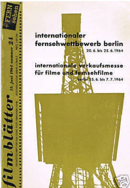 FILMBLATTER magazine side cover Issue 24 13 June 1964