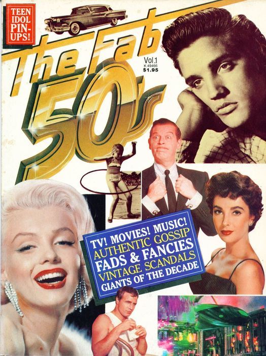 FAB 50S | THE magazine side cover Issue 1  1979