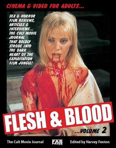 FLESH AND BLOOD magazine side cover Book 2 1999