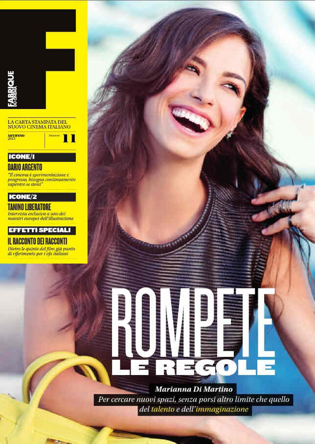 FABRIQUE DU CINEMA magazine side cover Issue 11 Autumn 2015