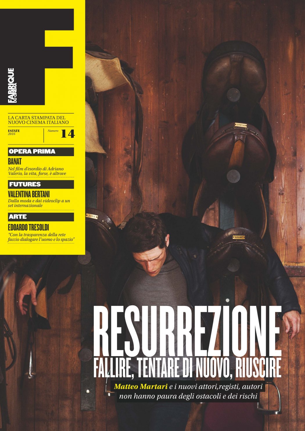 FABRIQUE DU CINEMA magazine side cover Issue 14 Summer 2016