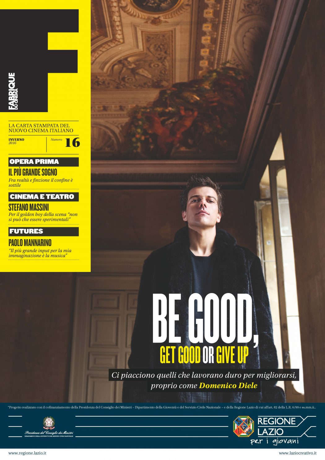 FABRIQUE DU CINEMA magazine side cover Issue 16 Winter 2016