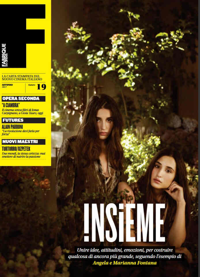 FABRIQUE DU CINEMA magazine side cover Issue 19 Autumn 2017