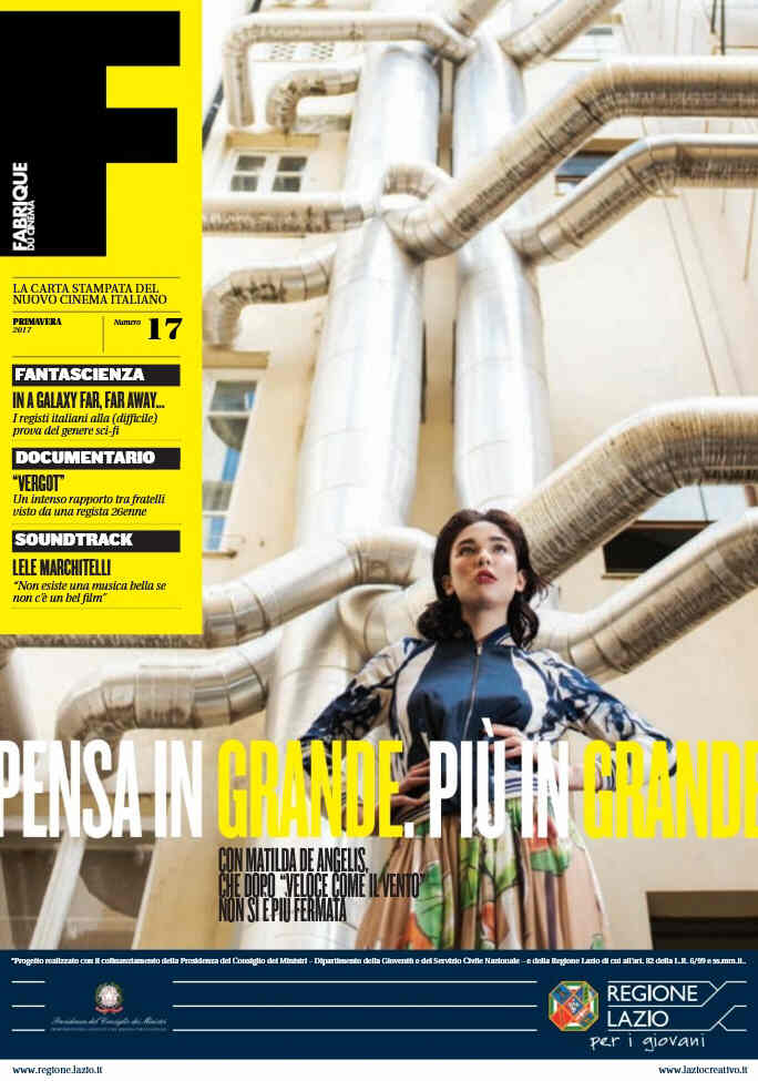 FABRIQUE DU CINEMA magazine side cover Issue 17 Spring 2017