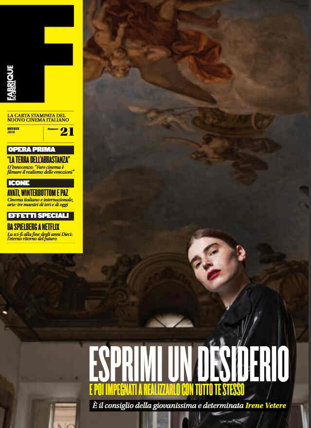 FABRIQUE DU CINEMA magazine side cover Issue 21 Summer 2018
