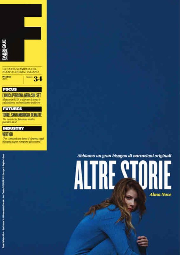 FABRIQUE DU CINEMA magazine side cover Issue 34 Winter 2021