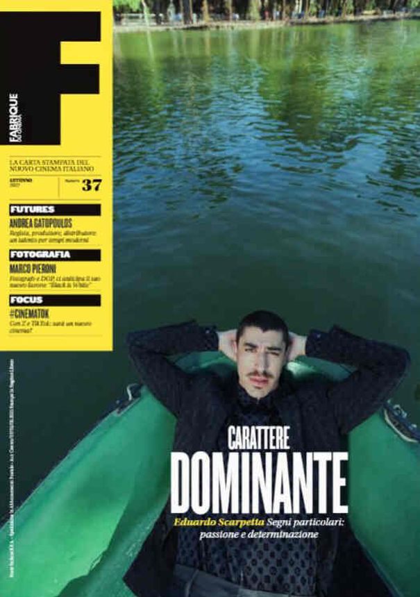FABRIQUE DU CINEMA magazine side cover Issue 37 Autumn 2022