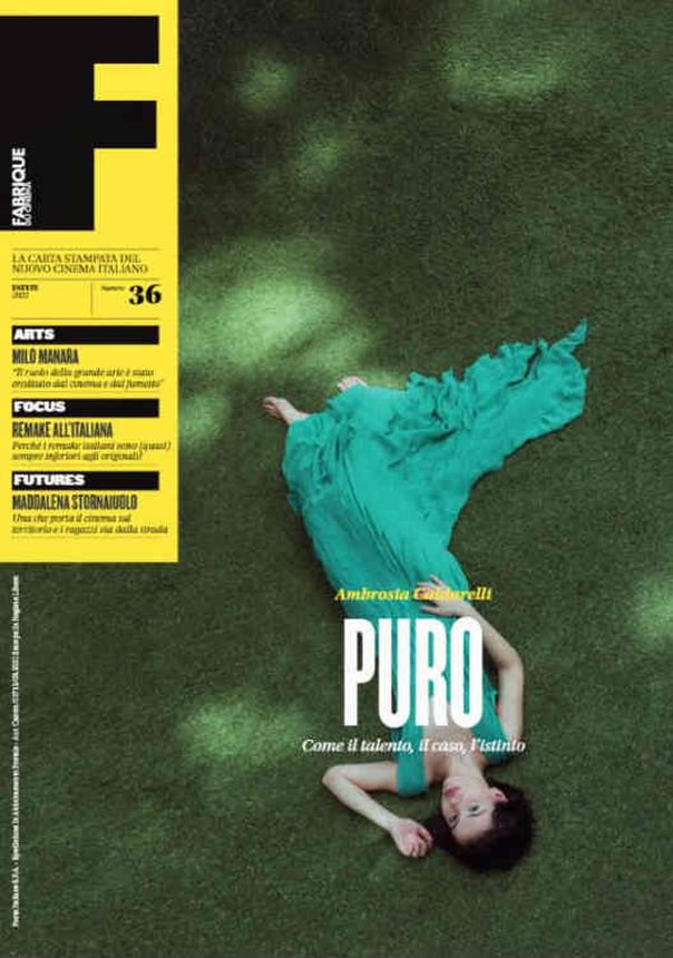 FABRIQUE DU CINEMA magazine side cover Issue 36 Summer 2022