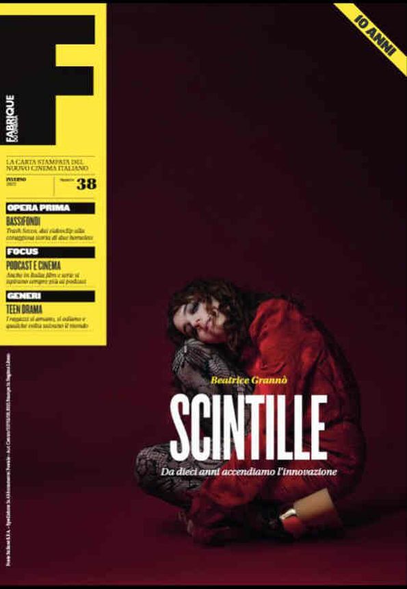 FABRIQUE DU CINEMA magazine side cover Issue 38 Winter 2022