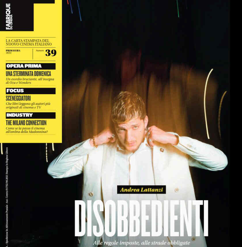 FABRIQUE DU CINEMA magazine side cover Issue 39 Spring 2023