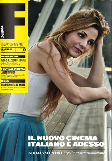 FABRIQUE DU CINEMA magazine side cover November 2012