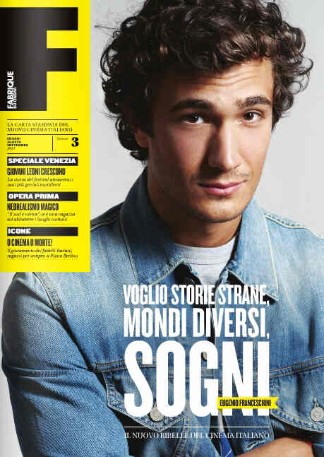 FABRIQUE DU CINEMA magazine side cover Issue 3 July/September 2013