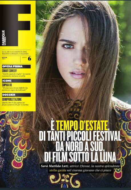 FABRIQUE DU CINEMA magazine side cover Issue 6 Summer 2014
