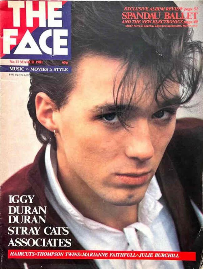 THE FACE magazine side cover Issue 11  March 1981