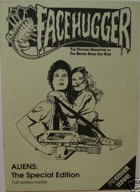 FACEHUGGER magazine side cover Issue 1  1992