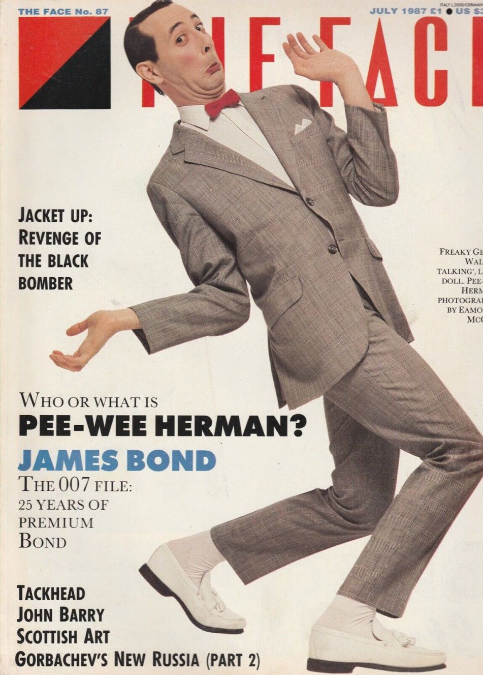 THE FACE magazine side cover  July 1987
