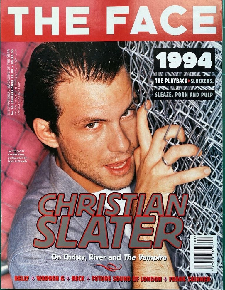 THE FACE magazine side cover  January 1995