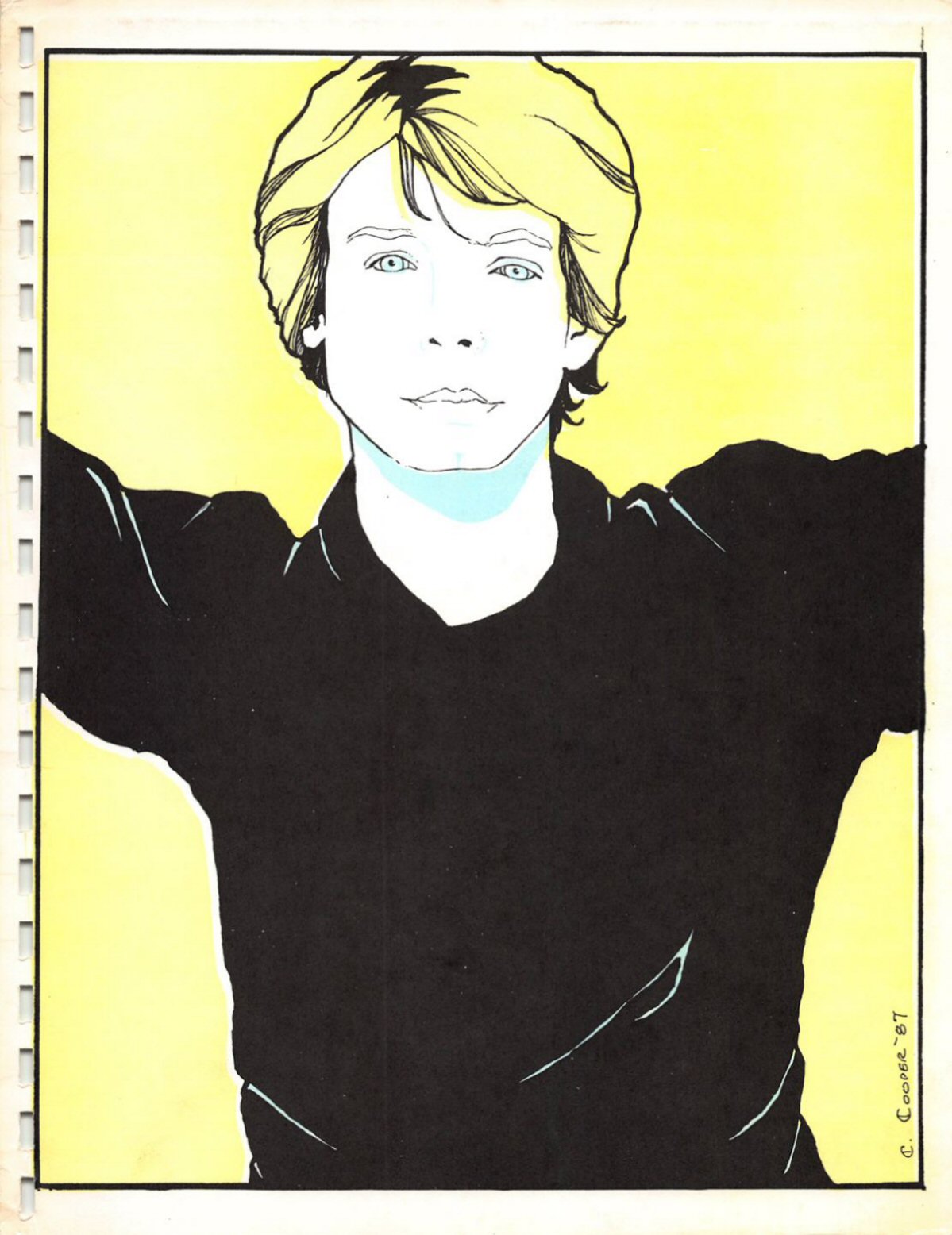 FROM A CERTAIN POINT OF VIEW magazine side cover Issue 3  1987