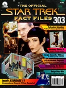 STAR TREK FACT FILES magazine side cover Issue 303  