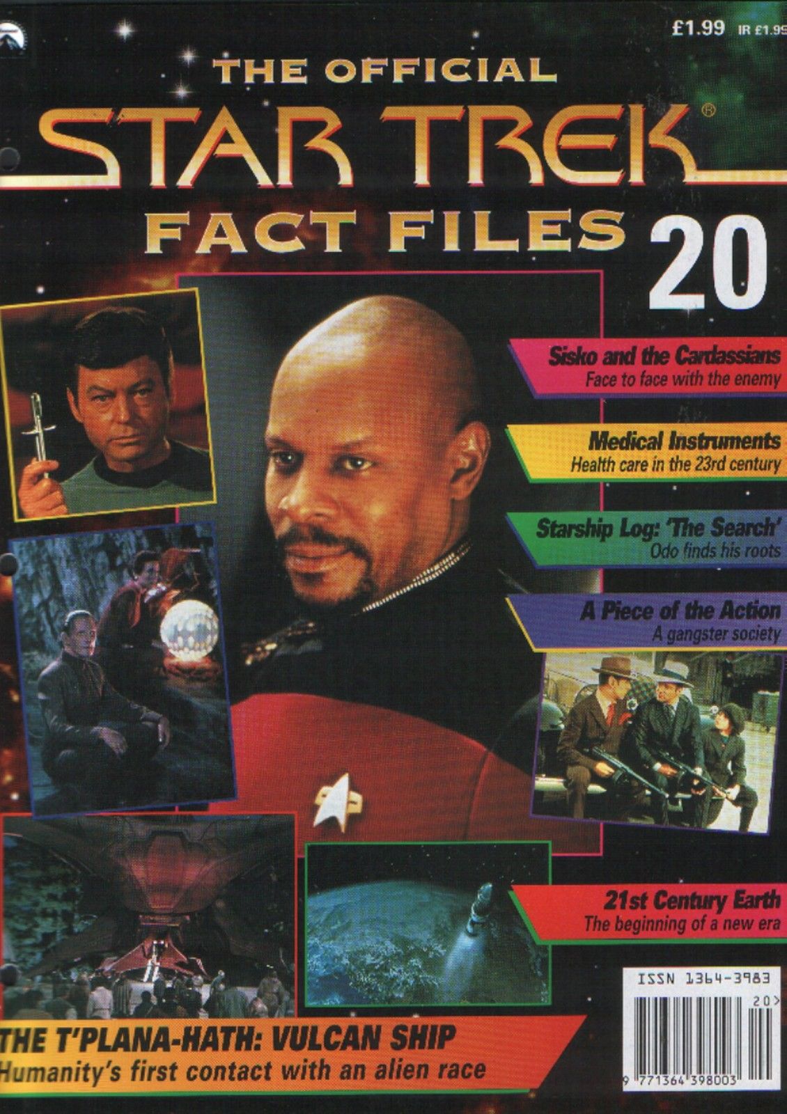 STAR TREK FACT FILES magazine side cover Issue 20  