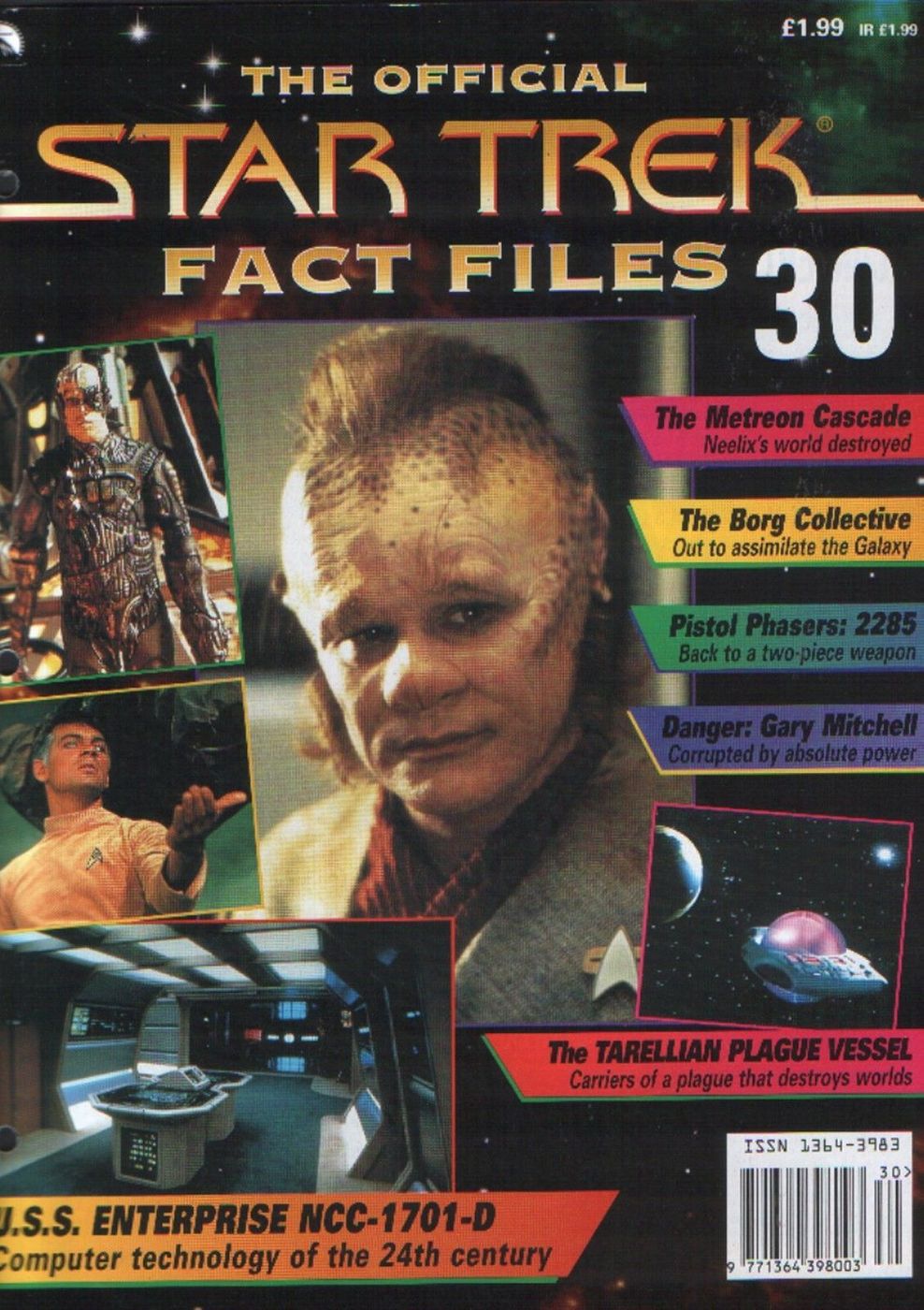 STAR TREK FACT FILES magazine side cover Issue 30  