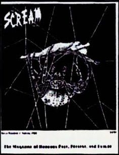 SCREAM FACTORY magazine side cover Issue 2 Spring 1989