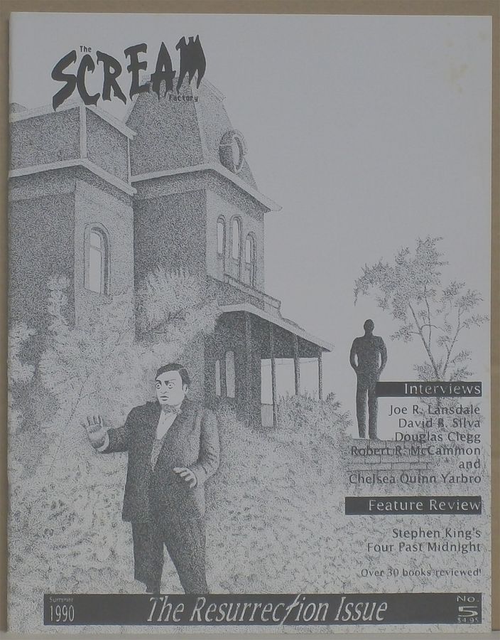 SCREAM FACTORY magazine side cover Issue 5 Summer 1990