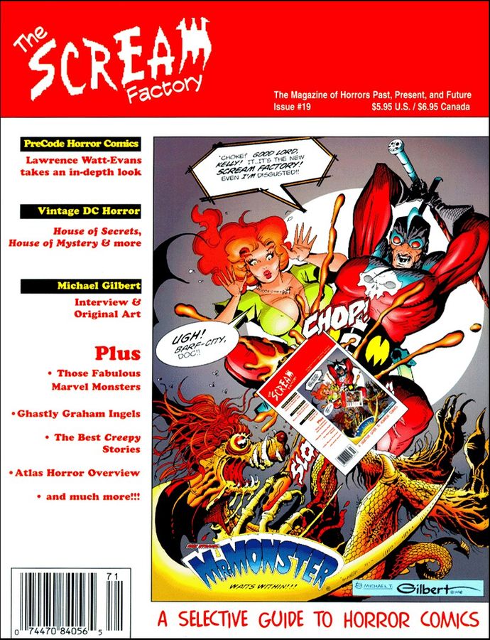 SCREAM FACTORY magazine side cover Issue 19  1997