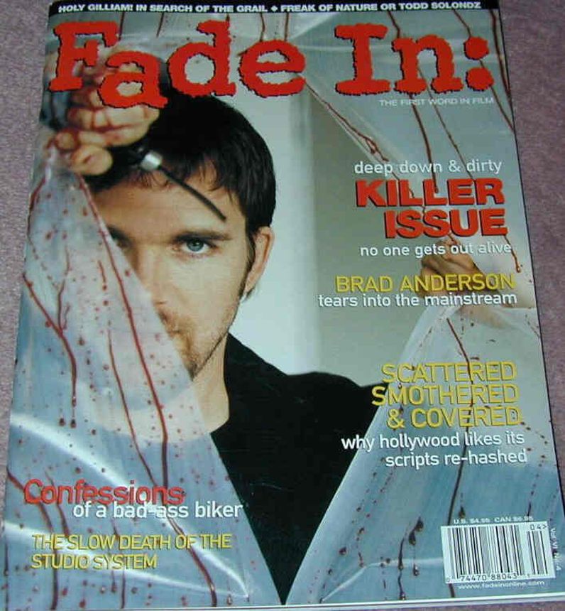 FADE IN magazine side cover Issue 22  Vol 6 #4  2003