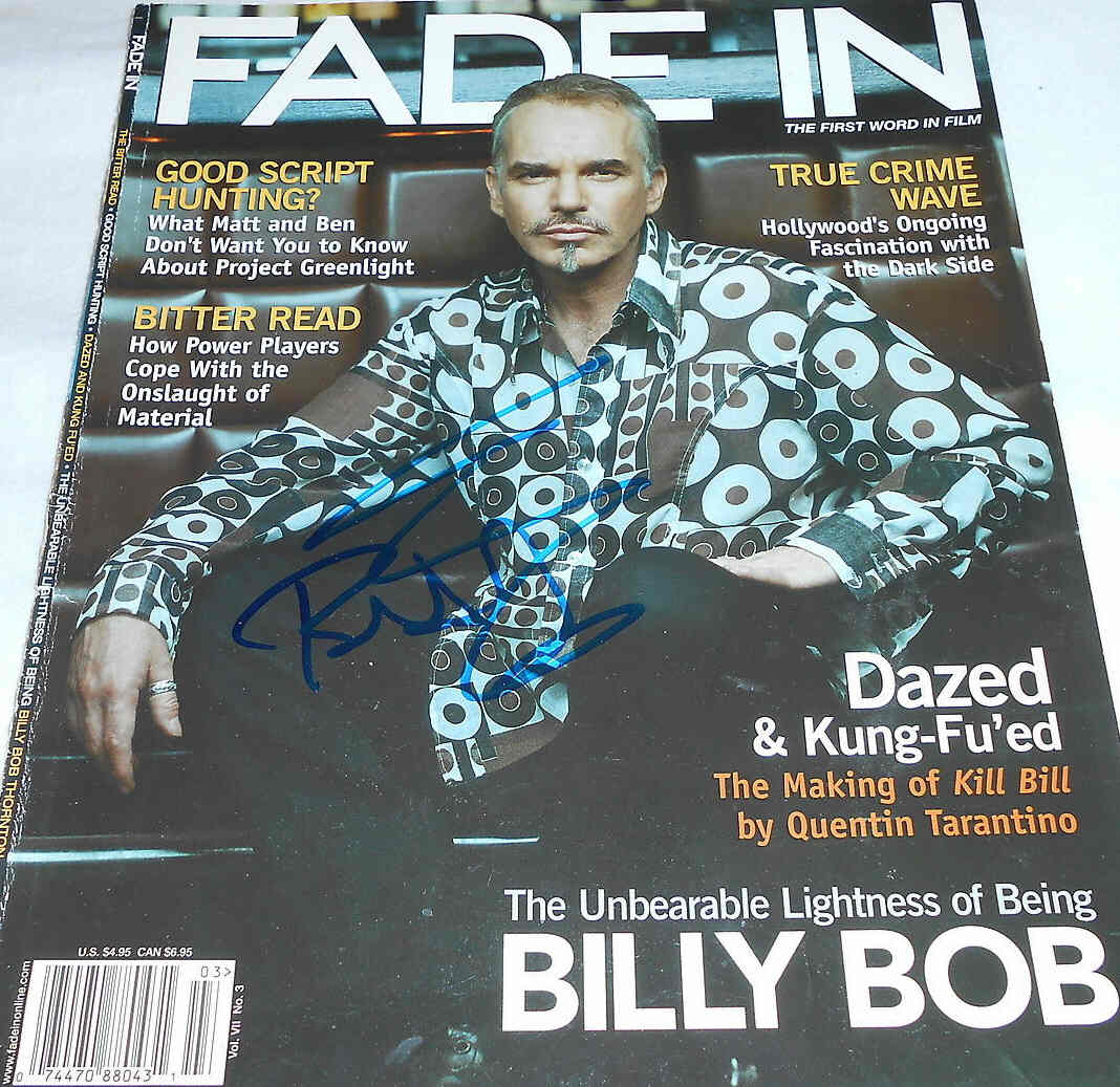 FADE IN magazine side cover Issue 25  Vol 7 #3  2004