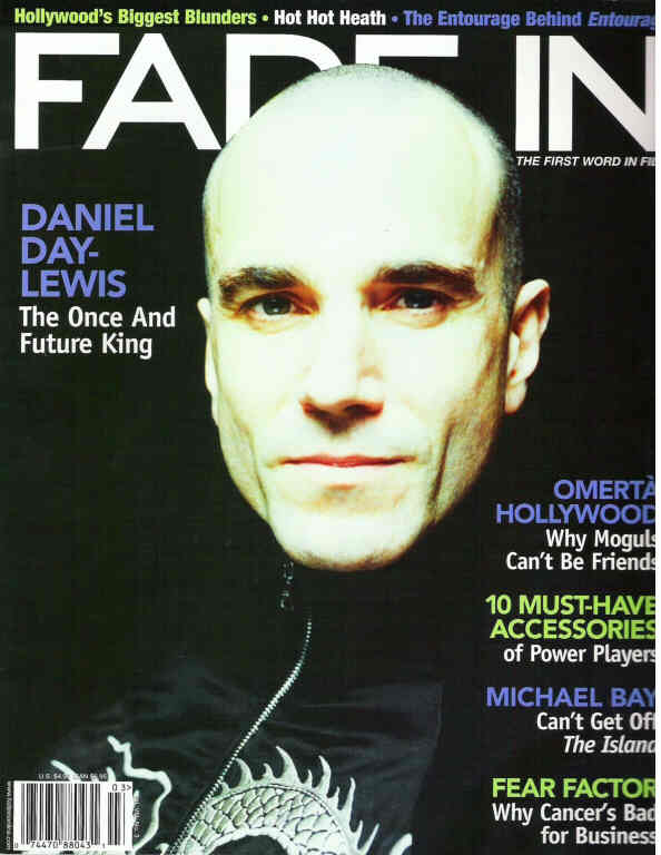 FADE IN magazine side cover Issue 29  Vol 8 #3  2005