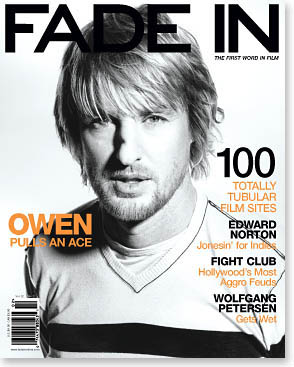 FADE IN magazine side cover Issue 32  Vol 9 #2  2006