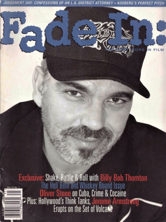 FADE IN magazine side cover Issue 9  Vol 3 #1 January 1997
