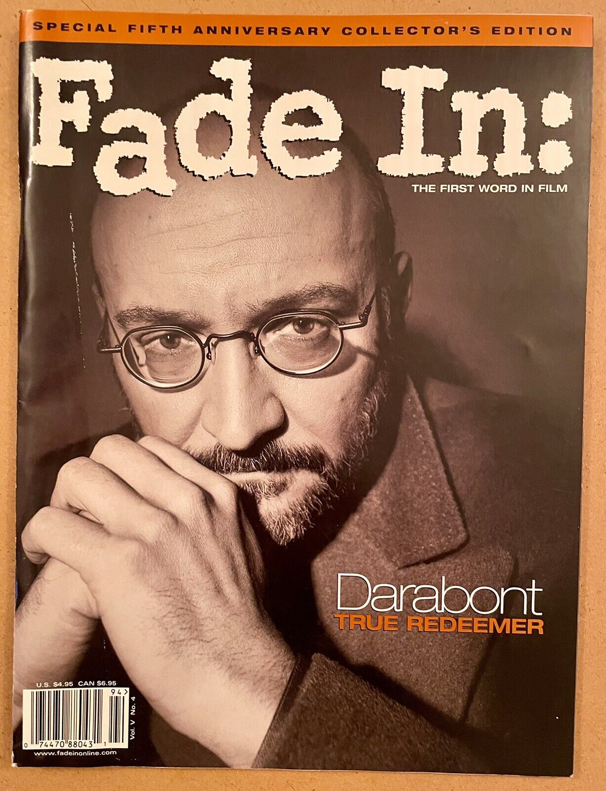 FADE IN magazine side cover Issue 18  Vol 5 #4  1999