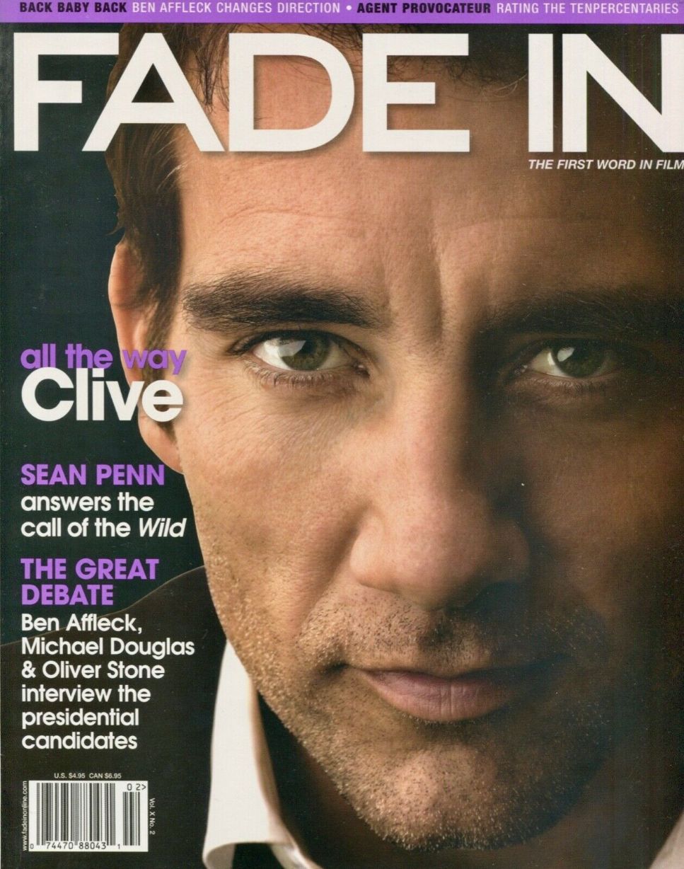 FADE IN magazine side cover  Vol 10 No  2   2007