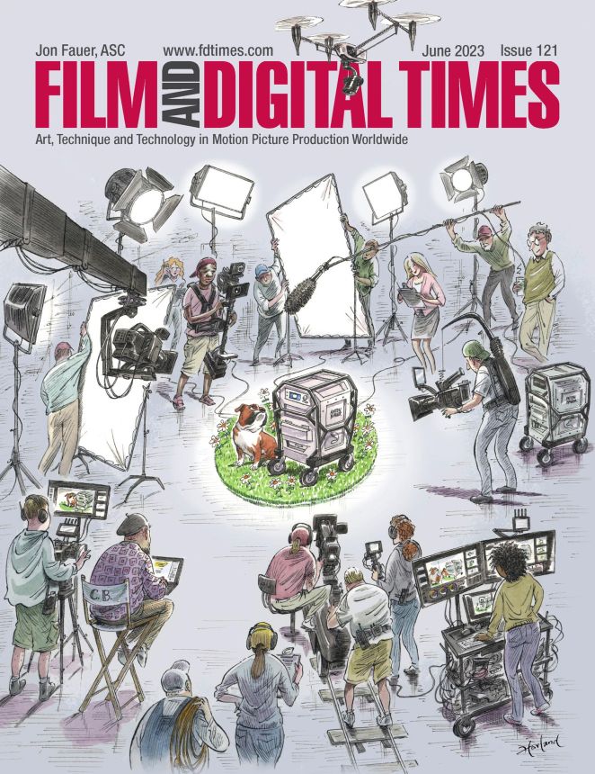 FILM AND DIGITAL TIMES magazine side cover Issue 121  June 2023