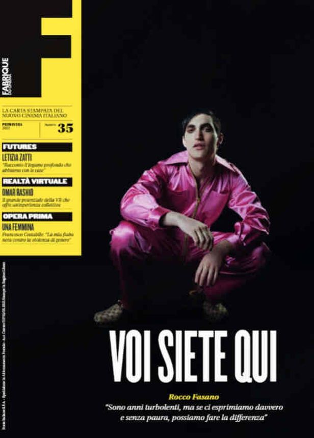 FABRIQUE DU CINEMA magazine side cover Issue 35 Spring 2022