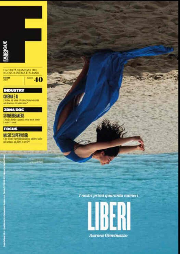 FABRIQUE DU CINEMA magazine side cover Issue 40 Summer 2023