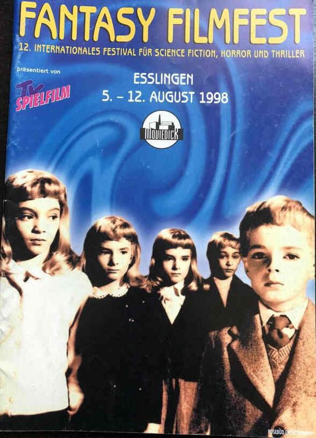 FANTASY FILMFEST magazine side cover Issue 12   1998