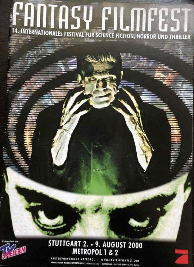FANTASY FILMFEST magazine side cover Issue 14   2000