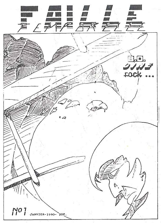 FAILLE TEMPORELLE magazine side cover Issue 1  January 1990
