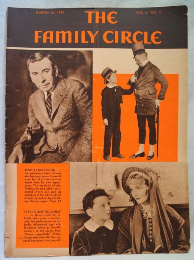 THE FAMILY CIRCLE magazine side cover 1 March 1935